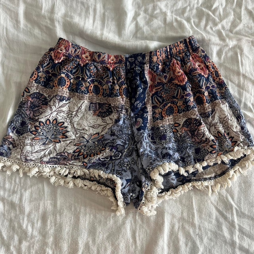 fringe shorts
